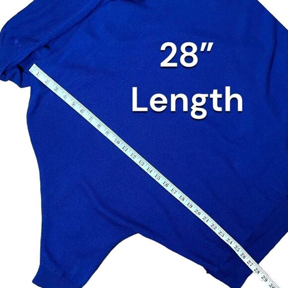 BCBGMaxAzria Royal Blue Reece Sweater Sz L - Picture 8 of 11